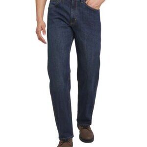 Wrangler Men Regular Fit free to stretch Denim Jeans dark blue 30x30/34x30/36x32